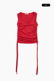 Lumi side shirring sleeveless