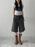 [unisex] Rainy Nylon Bermuda Pants