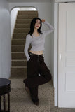 Denue Brown Cargo Pants