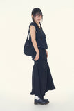 Lilathe dot frill blouse