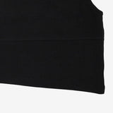 Lucky Back Slit Unbalanced Sleeveless