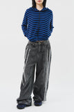 (W) Moor Striped Hooded Jacket