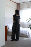 Off-Layer Shirring Halter Top