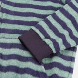 Alt Color Striped Zip Up