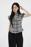 Pimp frill short sleeve shirt