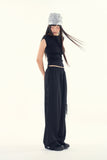 Modish ribbed cap sleeve t-shirt