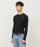 Smith Side Zipper Slim Top