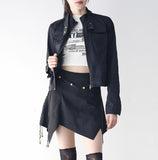 Nessie Strap Biker Jacket