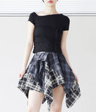 Belle Unbalance Strap T-Shirt