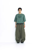 [AG] Herringbone Fatigue Balloon Pants