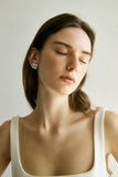 Tilted Heart Earrings