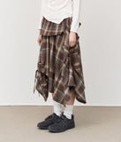 (W) Netty Checked Skirt