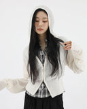 Eye Net Hood Zip-up