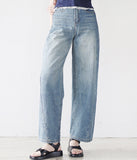 Modi cut wide denim pants