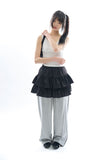 Nalaya dot frill mini skirt