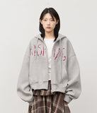 Hash Checked Zip Hoodie