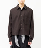 Vita Linen Cropped Shirt