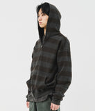 Encho Striped Zip Hoodie