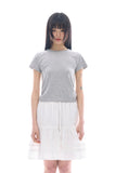 Seton cut-out crop tee