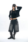 Brann denim bermuda pants