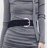 Pico Wide Suede Belt