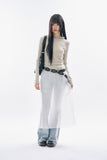 Summit see-through layered skirt