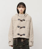 (W) Ash Duffle Hooded Coat