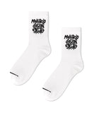SLASH LOGO CREW SOCKS
