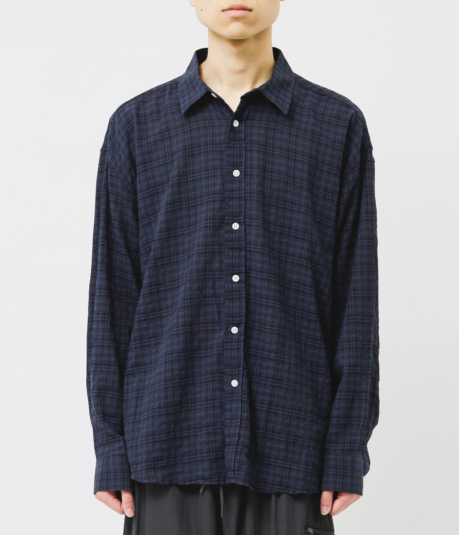 【HI FI FNK】Will Checked Shirt HI FI FNK(ハイファイファンク) - ウィルチェックシャツ / Will