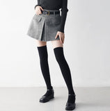 Tully Wrap Wool Shorts (Belt Set)