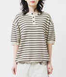 Vesta Striped Henley Knit