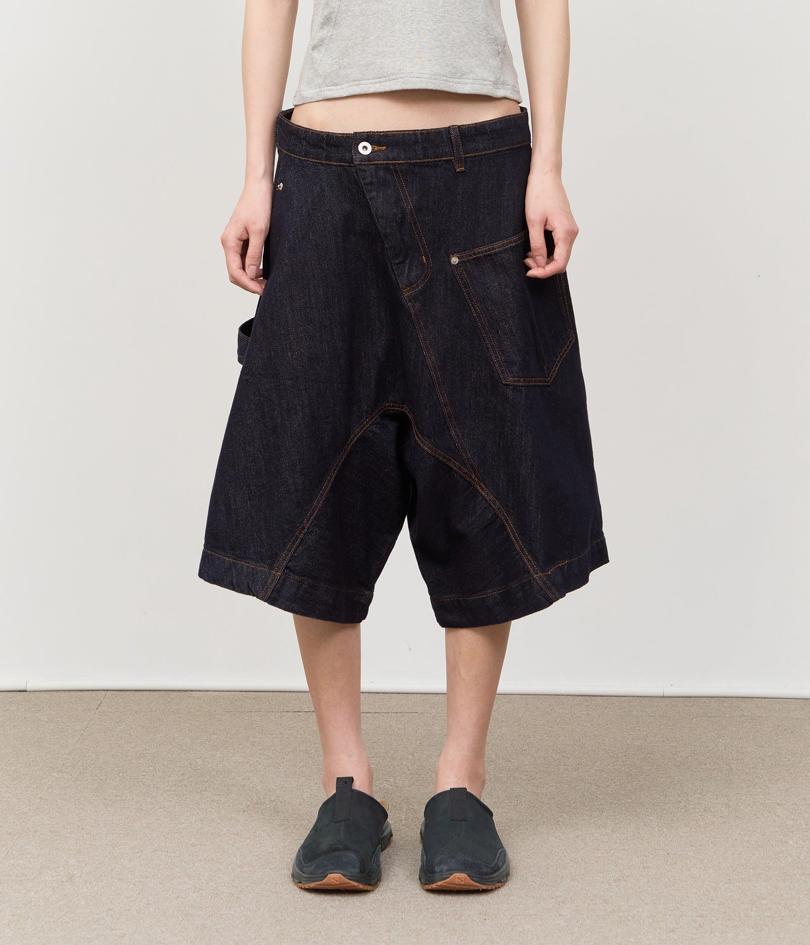 【HI FI FNK】Jerry Raw Denim Bermuda HI FI FNK(ハイファイファンク) - ジェリー生デニムバミューダ