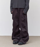 Peach Velvet Cargo Pants