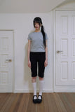 Olenna frill capri leggings shorts