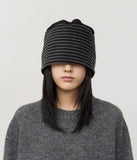 Snow Striped Fleece Beanie
