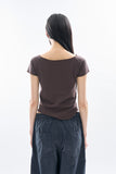 Italia applique raglan tee