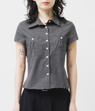 (W) Sunset Button Shirt