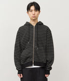 Cole Cropped Dyeing Zip Hoodie