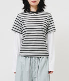 (W) Pepper Layered Longsleeve