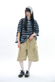 Havik washed cargo bermuda pants