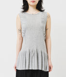 (W) June Shirring Sleeveless