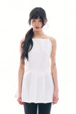 Mui pleated halter-neck one-piece