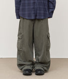 Milky Washed Cargo Pants