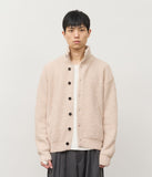 Boucle Highneck Cardigan