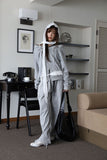 Leather belt string pants