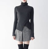 Frita Slit Turtleneck T-shirt