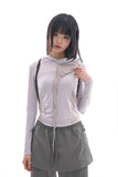 Alicorn draped hooded tee