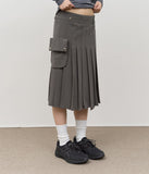 (W) Tilda Pin Striped Skirt