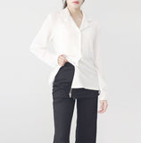 Tean Collar Shirring Blouse