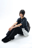 Velin pigment stripe T-shirt